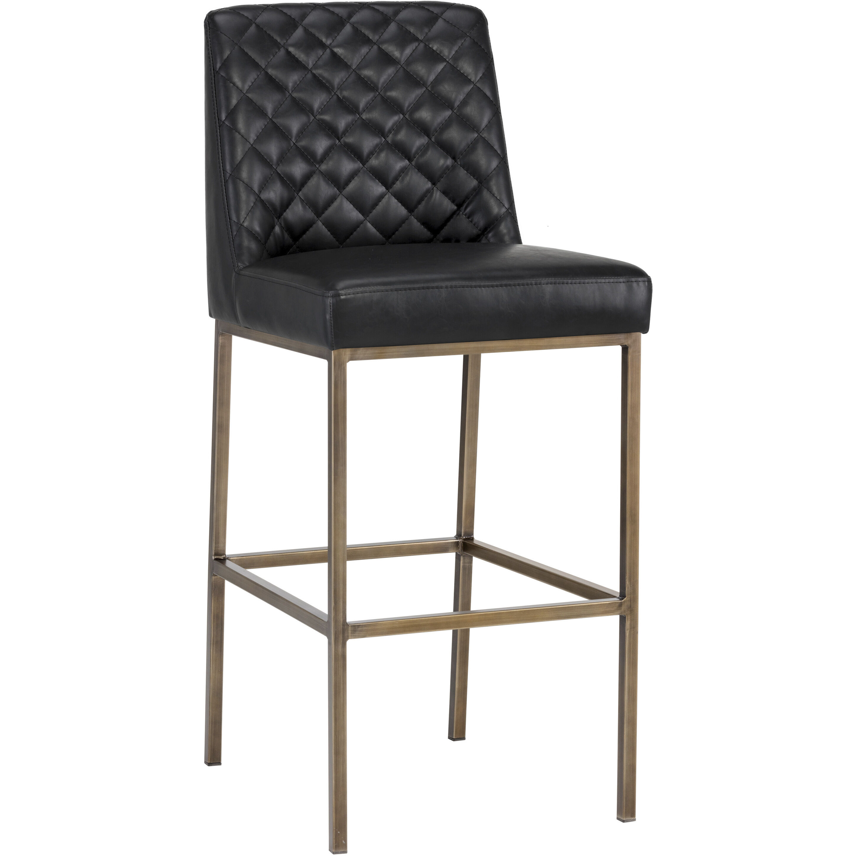 Leighland 42 inch Coal Black Barstool